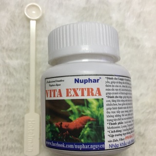 Vitamin cho cá tép đề kháng giúp sinh sản tăng màu Nuphar Vita Extra