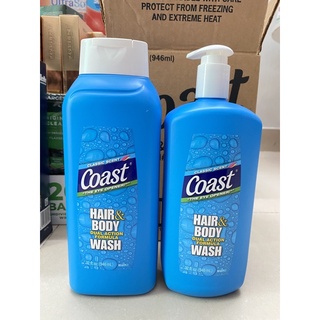 Sữa tắm gội nam 2 trong 1 coast 946ml