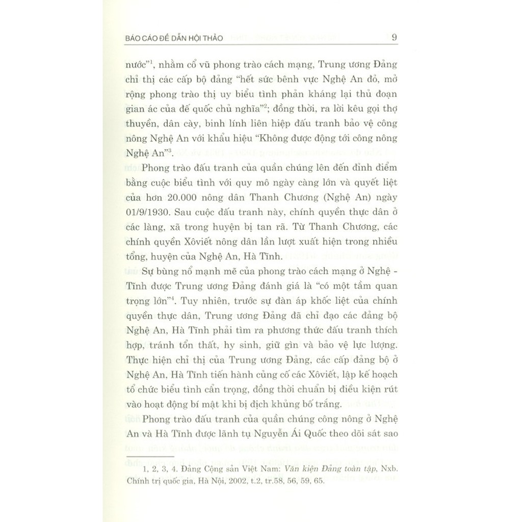 Sách - 90 Năm Xô Viết Nghệ – Tĩnh Sức Mạnh Quần Chúng Làm Nên Lịch Sử (1930 – 2020) (Kỷ Yếu Hội Thảo Khoa Học) | BigBuy360 - bigbuy360.vn