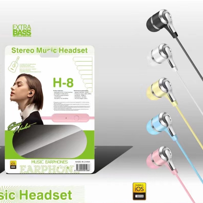 Tai Nghe Nhét Tai Có Dây Giắc 3.5mm Âm Thanh Siêu Trầm Kèm mic Phong Cách Trung Hoa Cho vivo Oppo