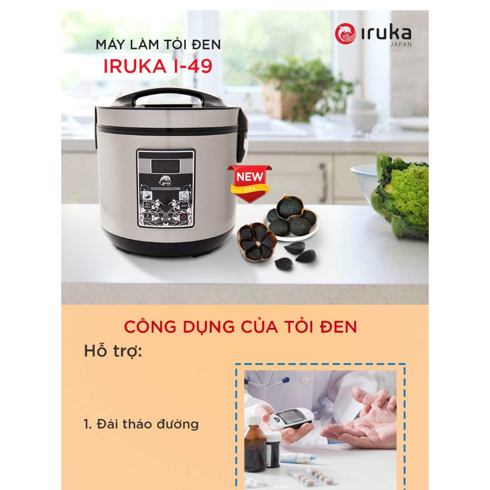 Nồi Làm Tỏi Đen Iruka I-49 (5L)(làm tỏi đen chỉ trong 8 ngày)