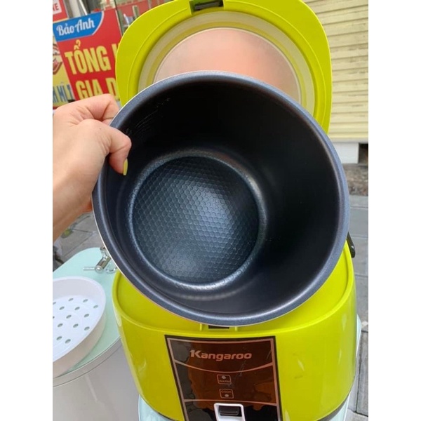 Nồi cơm điện Kangaro0 2lít giá rẻ . lòng dày nấu cơm cực ngon