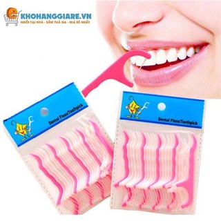 Tăm chỉ nha khoa gói 25 - vệ sinh răng miệng và thơm mát hơi thở