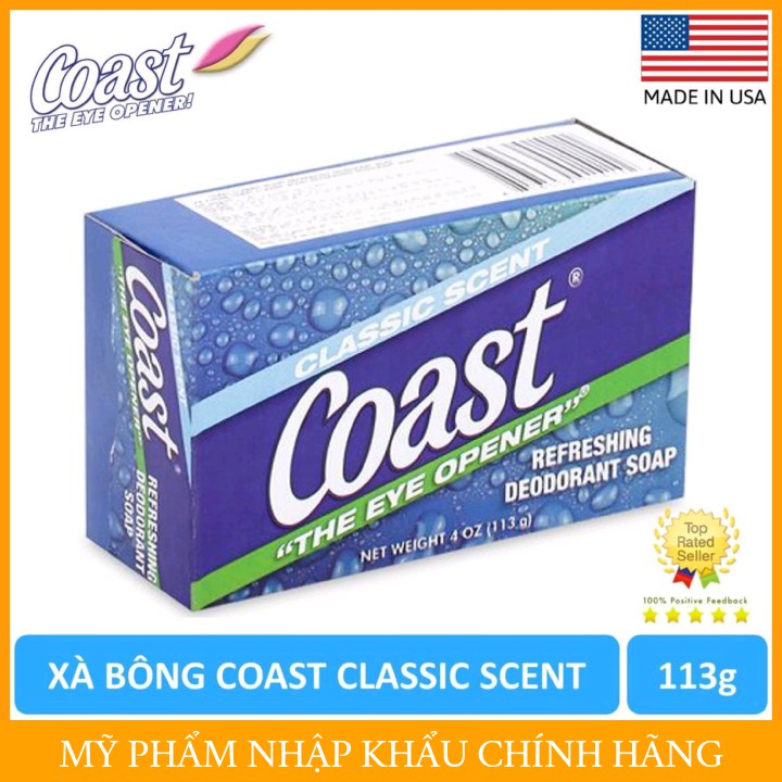 Xà Phòng Cục COAST Mỹ 113g Chính Hãng