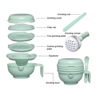 Bộ dụng cụ 9 món chê biến ăn dặm