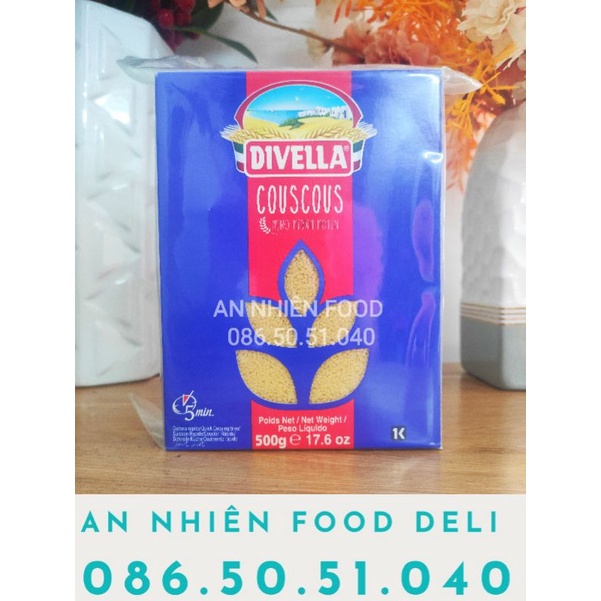 Hạt Couscous Divella Gạo Italia Gói 500Gram