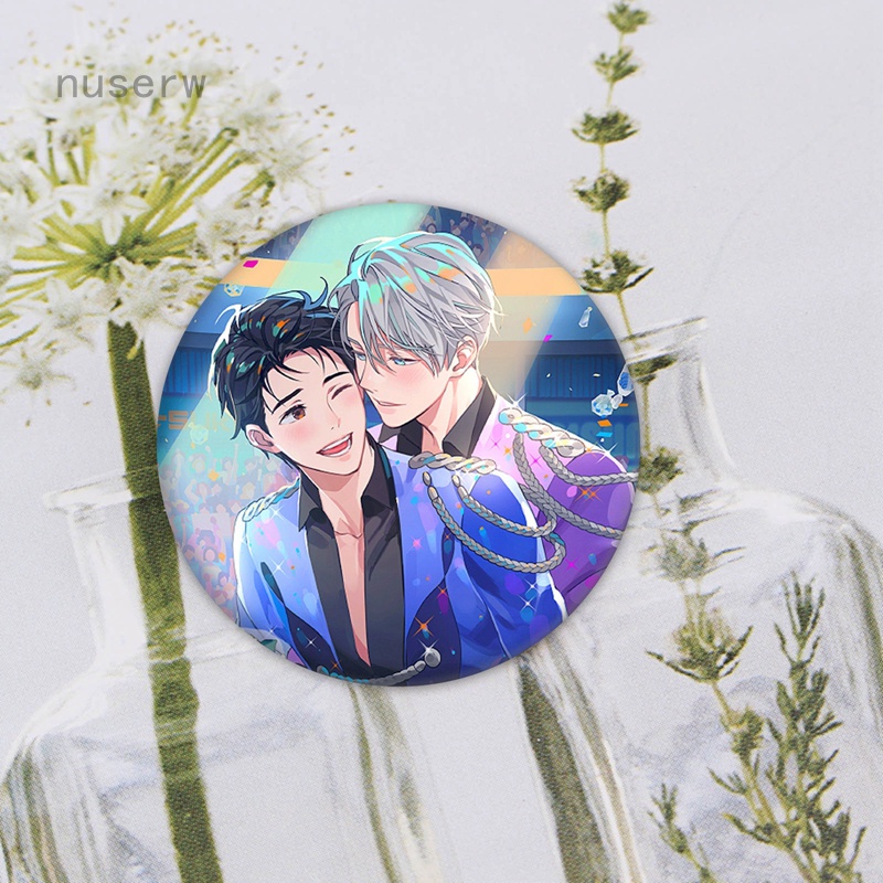 Ghim cài áo hình các nhân vật trong anime YURI!!! On ICE