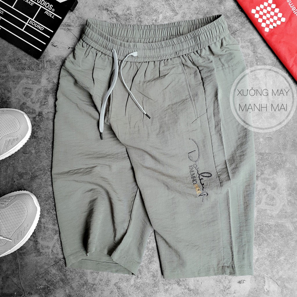 Quần ngố nam 3 túi chất vải đũi xước phong cách Hàn Quốc_QN006 | BigBuy360 - bigbuy360.vn