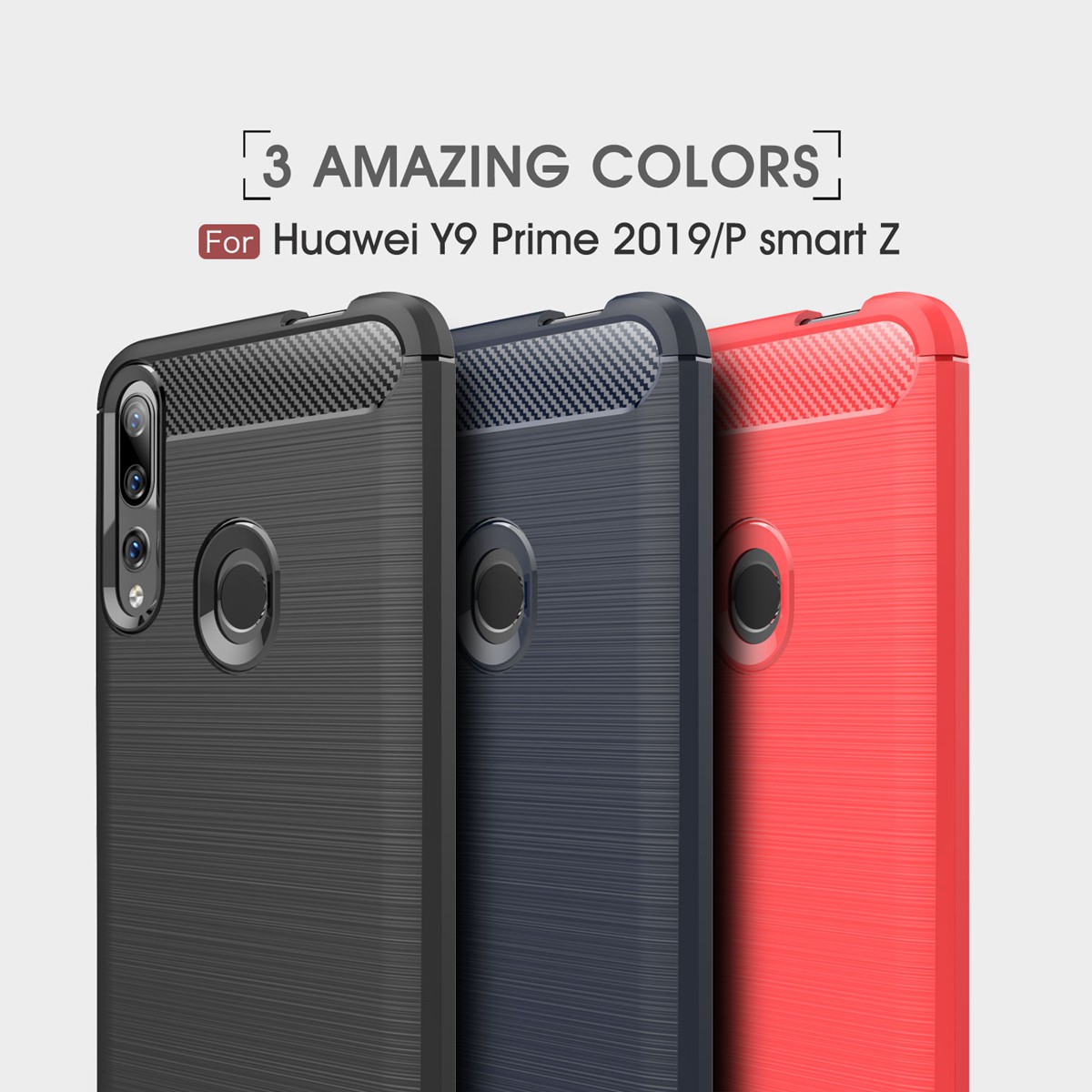 Ốp Lưng Sợi Carbon Cao Cấp Cho Huawei Y7 Y9 2019 / Y6 Y7 Pro 2019 / Y7 Prime 2019 / Y9 Prime 2019