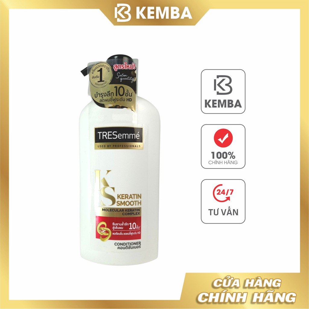Bộ dầu gội Tresemme 450ml, tresemme dầu gội xả Thái Lan cho tóc khô xơ rối chuẩn salon KEMBA