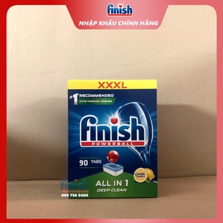Viên rửa bát Finish All In 1 size 52/90/100 viên, làm sạch nhanh chóng, bảo vệ máy, an toàn cho sức khỏe người tiêu dùng