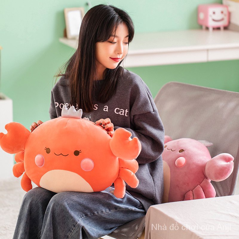 Đồ Chơi Nhồi Bông Hình Con Cua 58cm Ngộ Nghĩnh Đáng Yêu