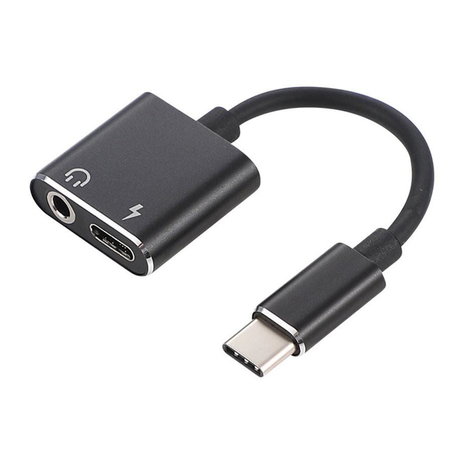 Dây Cáp Chuyển Đổi Usb C Sang Jack 3.5 Type C 2 Trong 1 Đầu Cắm 3.5mm