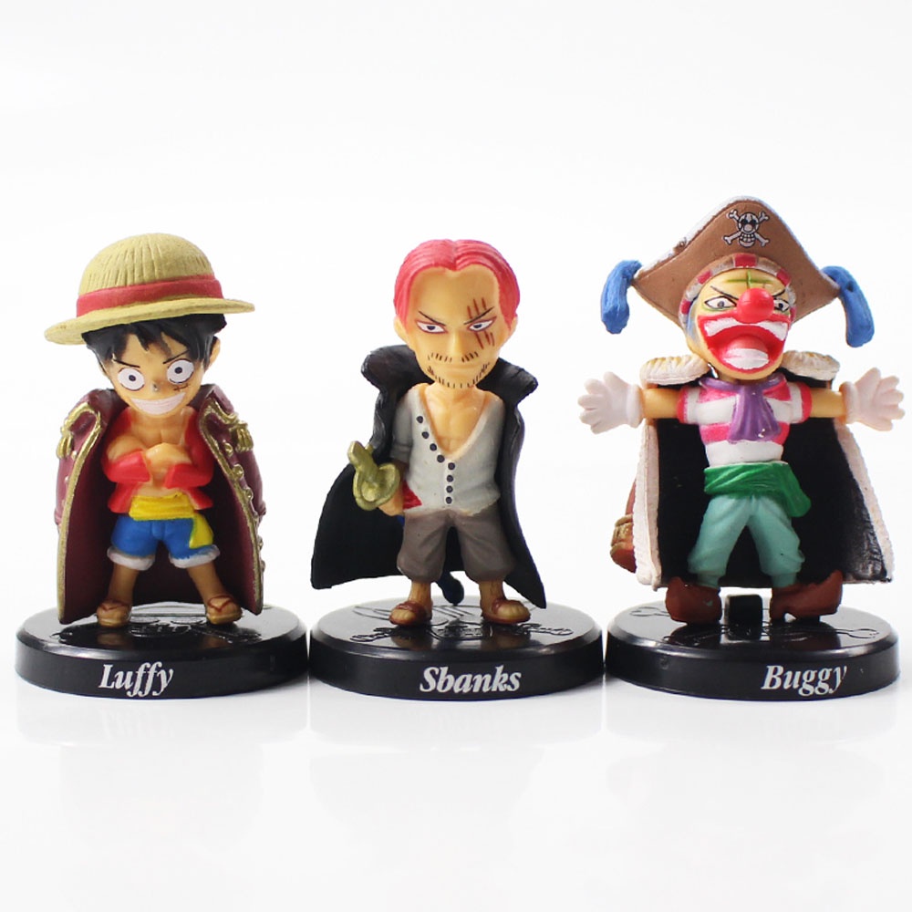 Set 12 mô hình đồ chơi nhân vật hoạt hình One Piece chất lượng cao