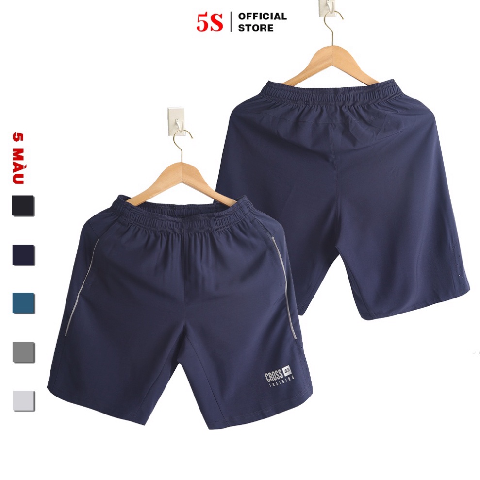 (Sẵn) Quần Thể Thao Nam Dáng Ngắn CROSS 5S (5 Màu) Vải Gió, Thoáng Mát, Không Nhăn, Thiết Kế Thể Thao Năng Động (QSG2200