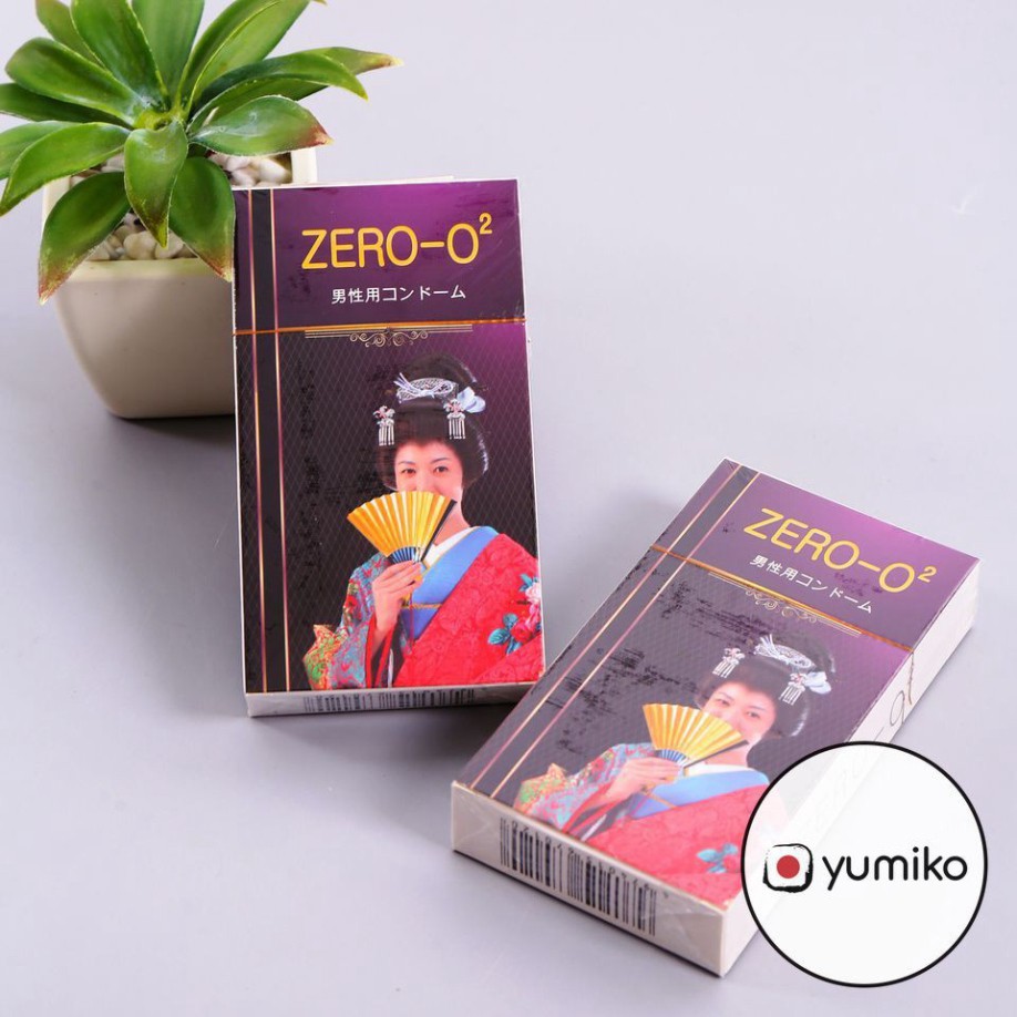 Bao Cao Su ZERO O2 - Siêu Mỏng - Chính Hãng Nhập Khẩu Nhật Bản - Hộp 12C