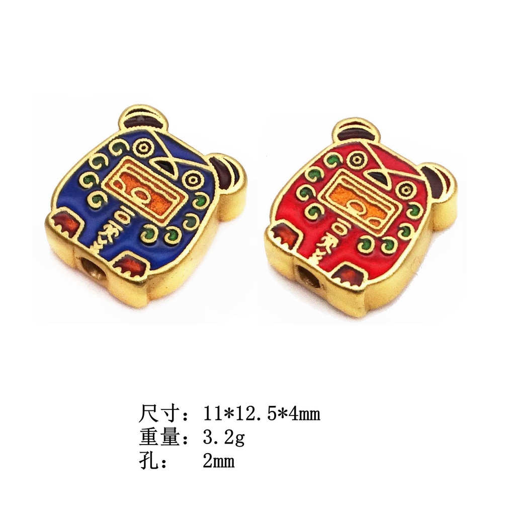 Vòng Tay May Mắn Bằng Đồng Thau Mạ Vàng Dễ Thương