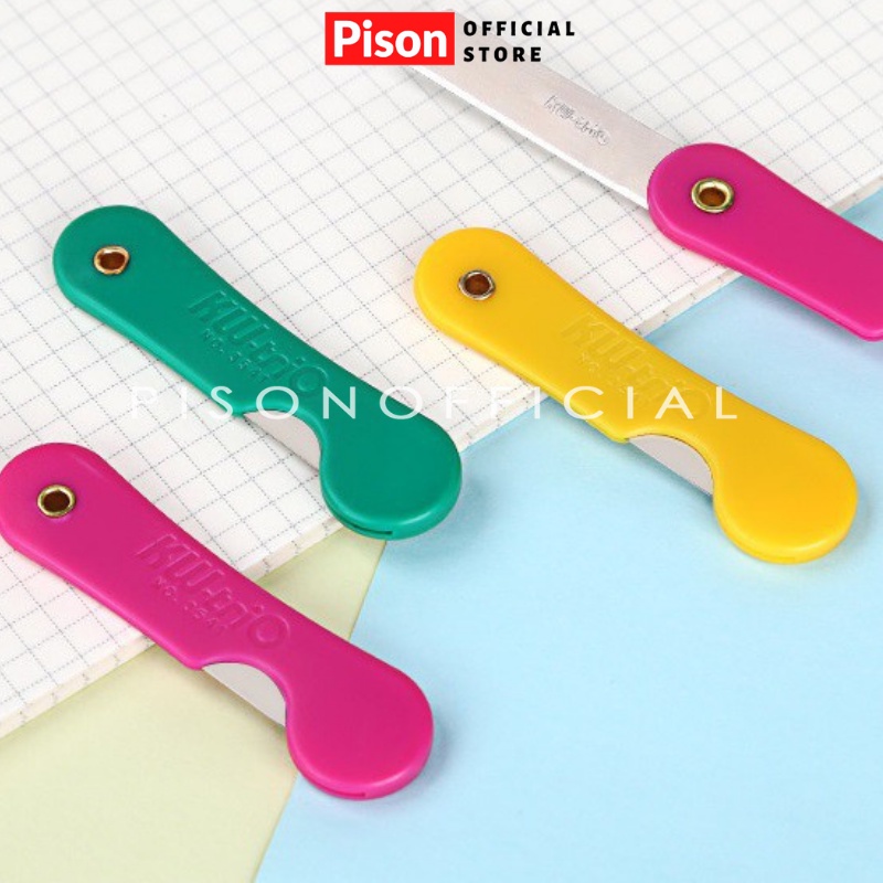 Dao rọc giấy Mini gấp gọn Pison loại tốt kích thước 5*2cm - SP0206 - 1 cái