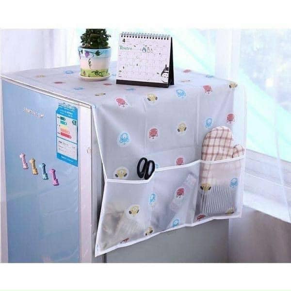 Bạt Phủ Tủ Lạnh Kèm Túi 2 Bên Tiện Dụng