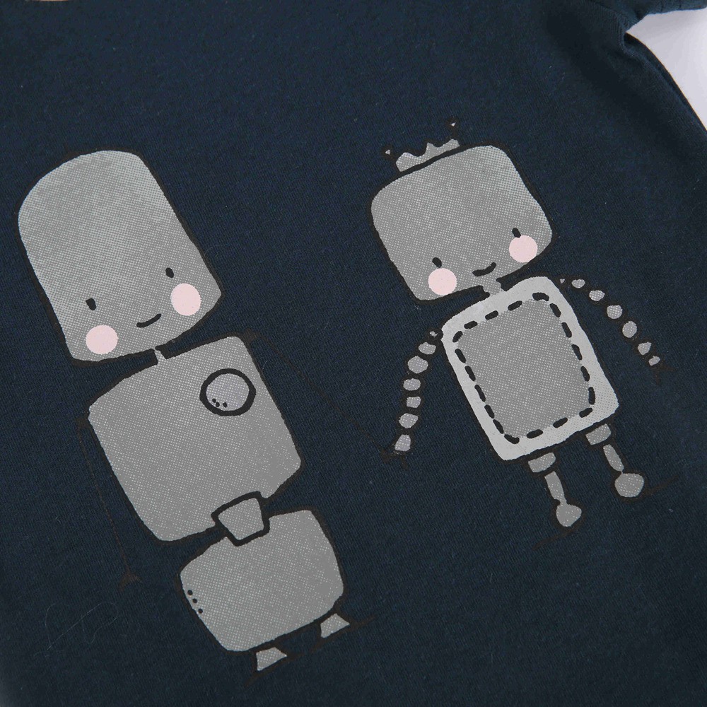 Bộ Đồ Liền Thân Sanlutoz Họa Tiết Hoạt Hình Thời Trang Mùa Hè Cho Bé Trai Màu Xám