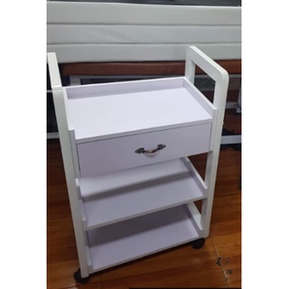 Xe đẩy gỗ spa 3 tầng, xe đẩy gỗ chuyên dùng cho spa, kệ đẩy gỗ 3 tầng dùng trong thẩm mỹ viện