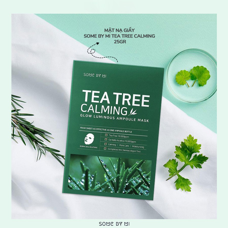 Mặt Nạ Chiết Xuất Tràm Trà Giảm Mụn Some By Mi Tea Tree Calming Mask Sheet 25g