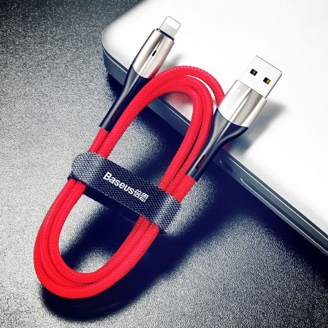 Cáp sạc lightning iphone chính hãng baseus bọc dù cao cấp