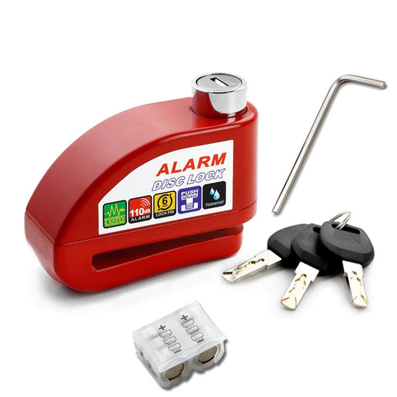 Khóa Thắng Đĩa Xe Máy Alarm Có Còi Hú Báo Động