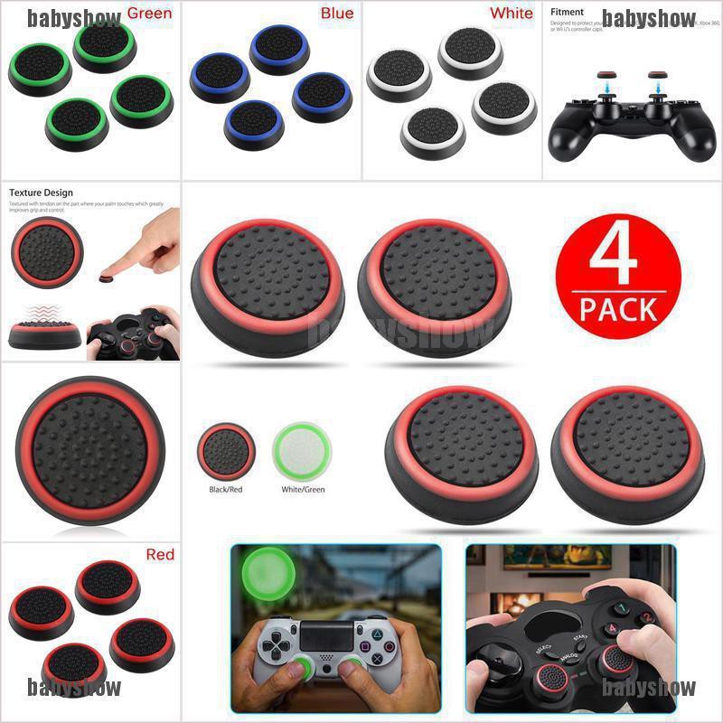 Set 4 Nút Bọc Cần Điều Khiển Tay Cầm Chơi Game Ps3 Ps4 Zdmx
