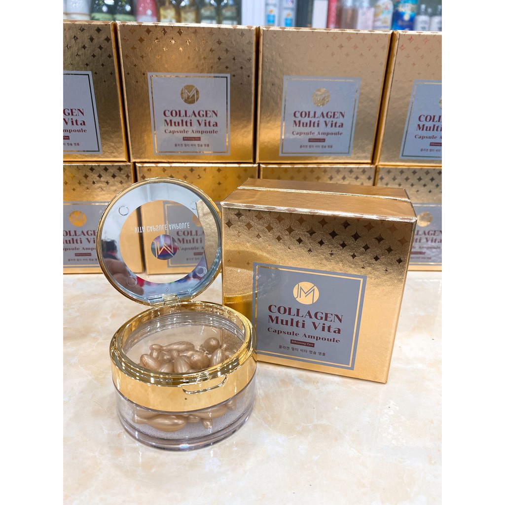 Viên Tinh Chất Dưỡng Trắng Vitamin, Collagen Tổng Hợp AMMUD Nhật Bản 12 28 38 viên