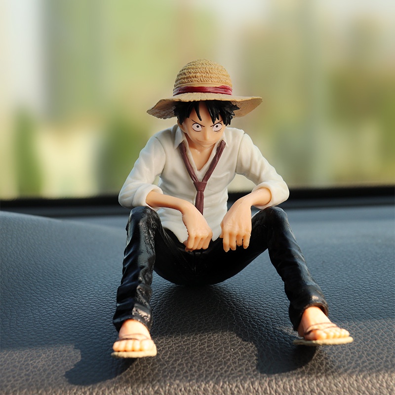 Set Mô Hình Onepiece Cao Cấp Trang Trí  Xe Hơi, Bàn Làm Việc