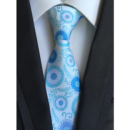 Cà Vạt Công Sở Nam Chất Liệu Polyester Họa Tiết Paisley Phong Cách Mới [Giao Hàng Trong 24 Giờ]