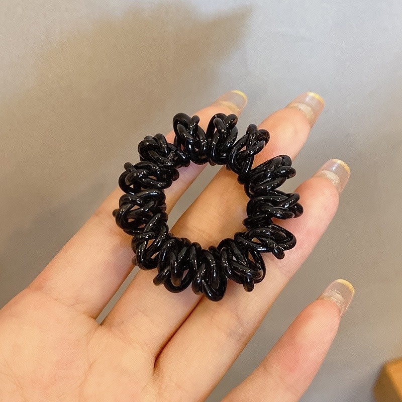 Dây Buộc Tóc Lò Xo Co Giãn Tốt Kiểu Dáng Đơn Giản Thời Trang Hàn Quốc