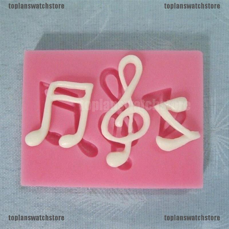 Khuôn Silicone Tạo Hình Nốt Nhạc Trang Trí Bánh