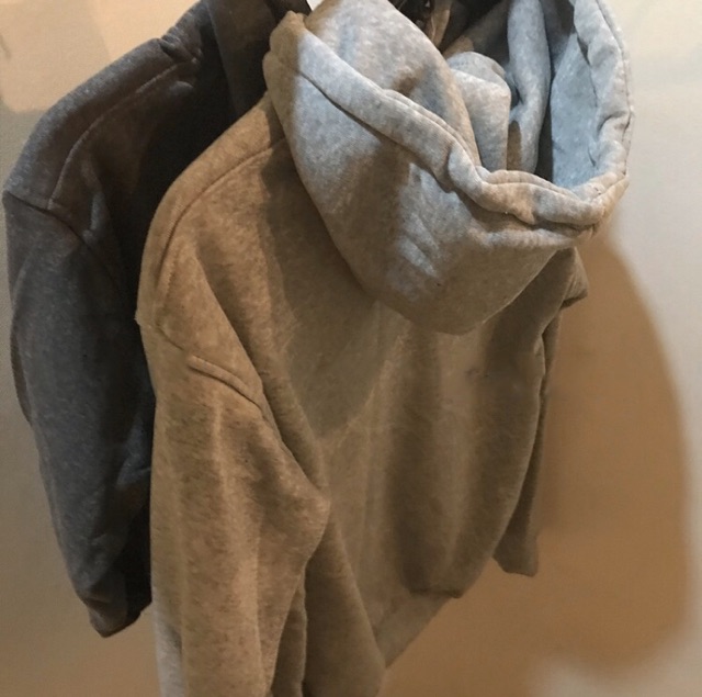 ÁO HOODIE MÀU XÁM NHẠT