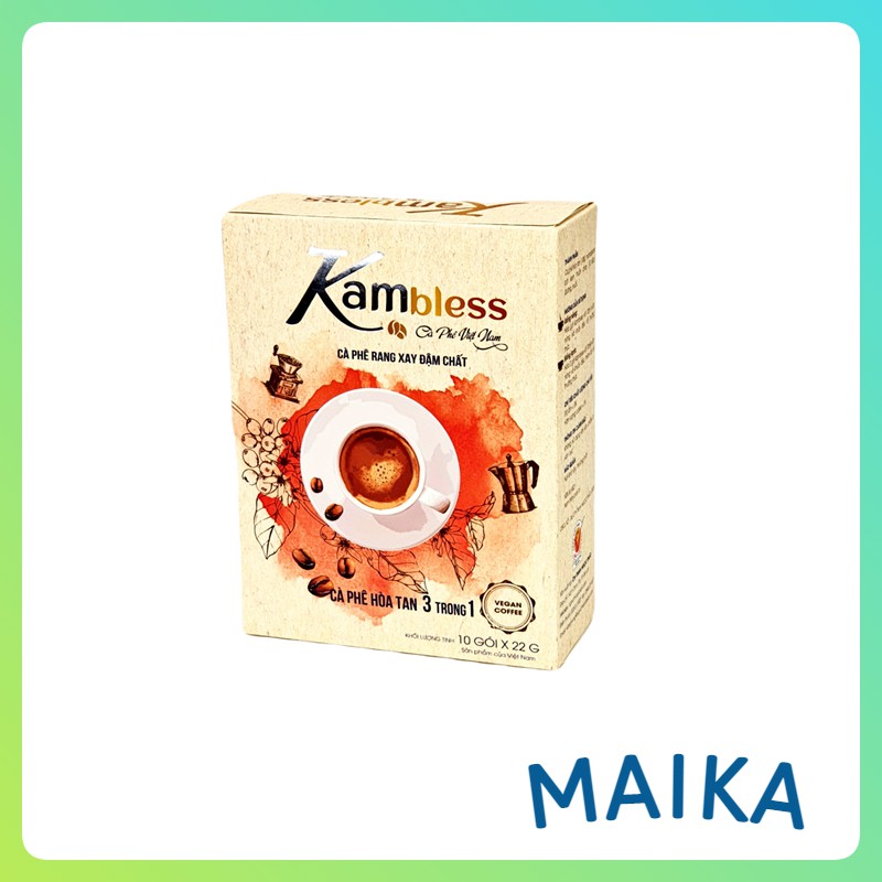 Hộp cafe hòa tan (Vegan) Kambless Ngọc Thảo | 10 túi | BigBuy360 - bigbuy360.vn