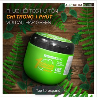 Alphatra classic official | kem ủ tóc 1 phút - 1 minute treatment keratin - 500ml