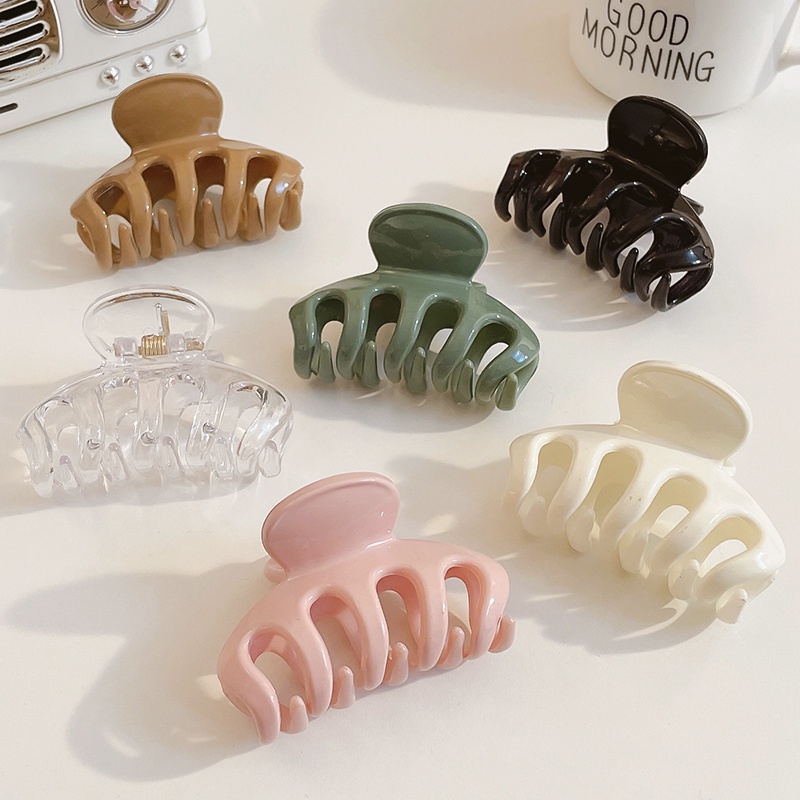 Kẹp tóc hình cá mập bằng acrylic thời trang Hàn Quốc cho nữ