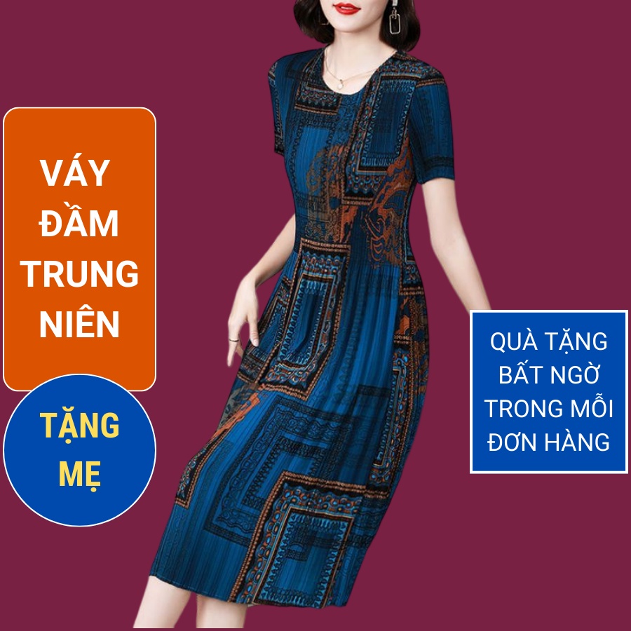 Đầm Trung Niên BigSize Sang Trọng - Váy Đầm Trung Niên Cho Mẹ