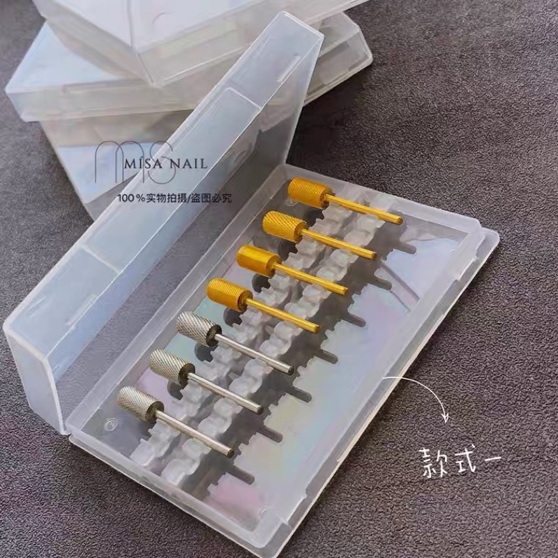 Hộp đựng đầu mài nail