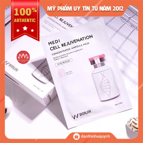 Mặt Nạ phục hồi, trẻ hóa, nâng cơ cao cap Wonjin Effect Medi Cell Rejuvenation Mask