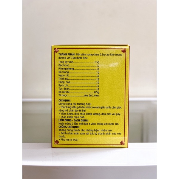 ✅ Thấp Khớp Nam Dược hộp 50 viên nang cứng