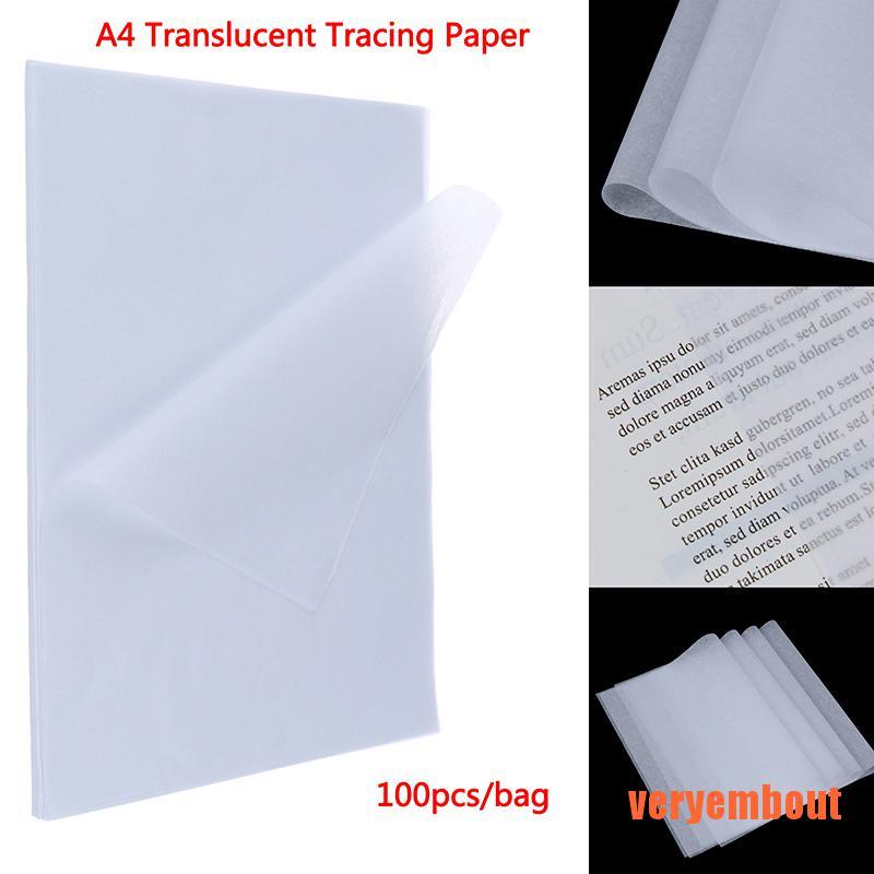 Set 100 Giấy In Chuyển Đổi Khổ A4 Trong Mờ Tiện Dụng