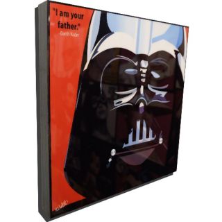 Tranh treo tường phim Chiến tranh giữa các vì sao STARS WARS DARTH VADER, kèm khung gỗ, Tranh Canvas decor phòng ngủ