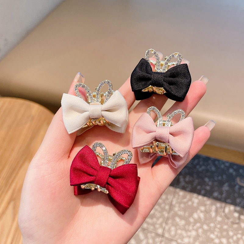 Kẹp Tóc Nơ Kiểu Công Chúa Dễ Thương Xinh Xắn Dành Cho Bé Gái