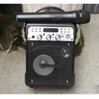 Loa Bluetooth Karaoke K1H tặng kèm 1 mic không dây
