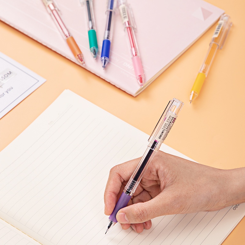 Set 6 bút mực gel nhiều màu ngòi 0.5mm A123