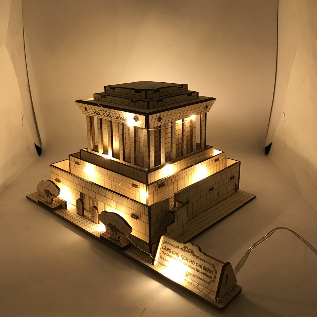 Đồ chơi lắp ráp gỗ 3D Mô hình Lăng Chủ tịch Hồ Chí Minh - Mô hình Lăng Bác