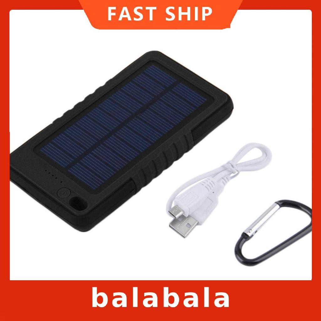 Sạc dự phòng năng lượng mặt trời di động 8000mAh chống thấm nước cho điện thoại