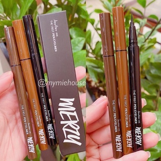 Kẻ măt nước Merzy Pen eyeliner - siêu mảnh ,  ko lem ko trôi